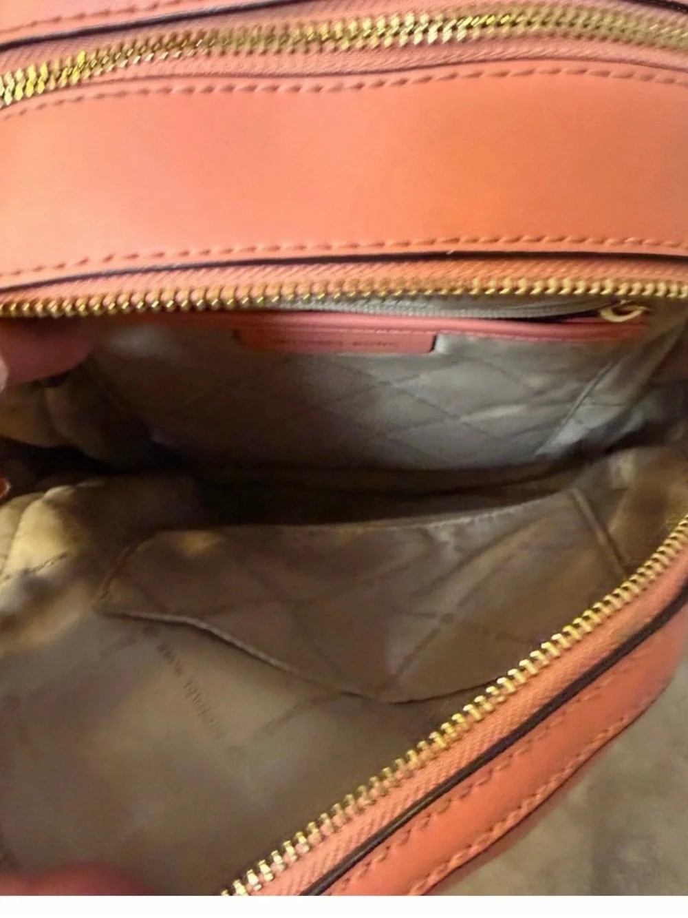 Michael Kors Coral Leather purse Backpack